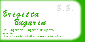 brigitta bugarin business card